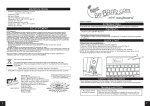 Bratz Mini Keyboard 366553 User's Manual