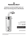 Bradford-White Corp Includes Hydrojet DS User's Manual