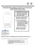 Bradford-White Corp IGE-199R User's Manual