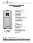 Bradford-White Corp Electric Brute Water Heater User's Manual