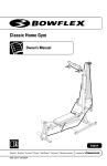 Bowflex 003-3211-120108A User's Manual