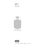 Bowers & Wilkins LM1 User's Manual