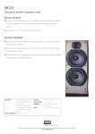 Bowers & Wilkins DM220i User's Manual