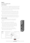 Bowers & Wilkins DM 640 User's Manual