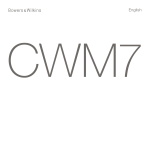 Bowers & Wilkins CWM7 User's Manual