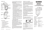 Bower SFD728 User's Manual