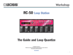 Boss Audio Systems RC50 User's Manual