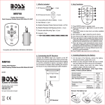Boss Audio Systems MRF90 User's Manual