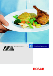 Bosch Hot Plate User's Manual