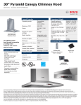Bosch HCP30E51UC Product Information