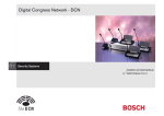 Bosch Appliances Webcam 3922 988 43318 User's Manual