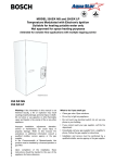 Bosch 250SX User's Manual