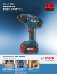 Bosch 26614 User's Manual