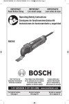 Bosch Power Tools MX25E User's Manual