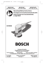 Bosch Power Tools 3107DVS User's Manual