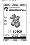 Bosch Power Tools 22614 User's Manual