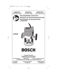 Bosch Power Tools 1619EVS User's Manual