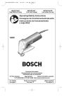 Bosch Power Tools 1500C User's Manual