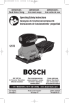Bosch Power Tools 1297D User's Manual