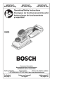 Bosch Power Tools 1293d User's Manual