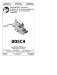 Bosch Power Tools 1274DVS User's Manual