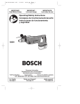 Bosch Power Tools 12524 User's Manual