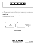 Bogen VRS2 User's Manual