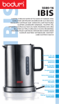 Bodum Hot Beverage Maker 5500-16 User's Manual