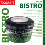 Bodum Food Processor 10570 User's Manual