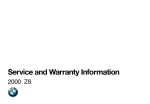 BMW Z8 Roadster Service and Warranty Information