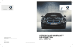 BMW i8 Service and Warranty Information