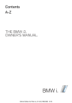 BMW 2015 i3 Owner's Manual