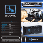 BlueAnt Wireless Handsfree Speakerphone User's Manual