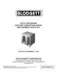 Blodgett CTB User's Manual
