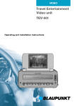 Blaupunkt TEV-501 User's Manual
