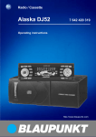 Blaupunkt Alaska DJ52 User's Manual