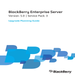 Blackberry Research In Motion - Life Jacket blackberry enterprise server User's Manual