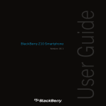 Blackberry Z10 User's Manual