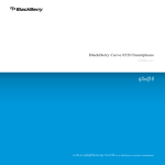 Blackberry Research In Motion - Cell Phone Curved 8520 User's Manual