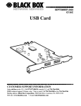 Black Box IC136C User's Manual