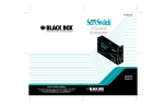 Black Box ACU5011A User's Manual