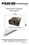 Black Box AC603A User's Manual
