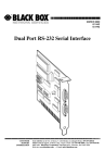 Black Box IC110C User's Manual