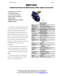 Black Box Electronic Accessory Industrial Serial to Multi-mode Fiber Optic Converter User's Manual