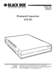 Black Box PCW22A-R3 User's Manual
