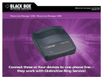 Black Box 120B User's Manual