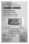 Black & Decker TRO4050 Use & Care Manual
