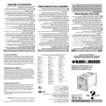 Black & Decker T202 Use & Care Manual