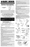 Black & Decker MT1203B Instruction Manual