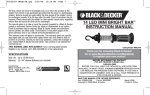Black & Decker MWLB14B User's Manual